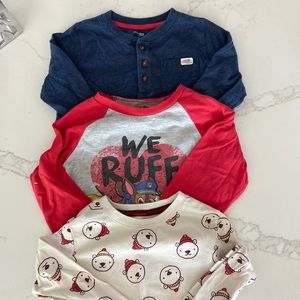 Long sleeve t-shirt bundle, 4T and 5T